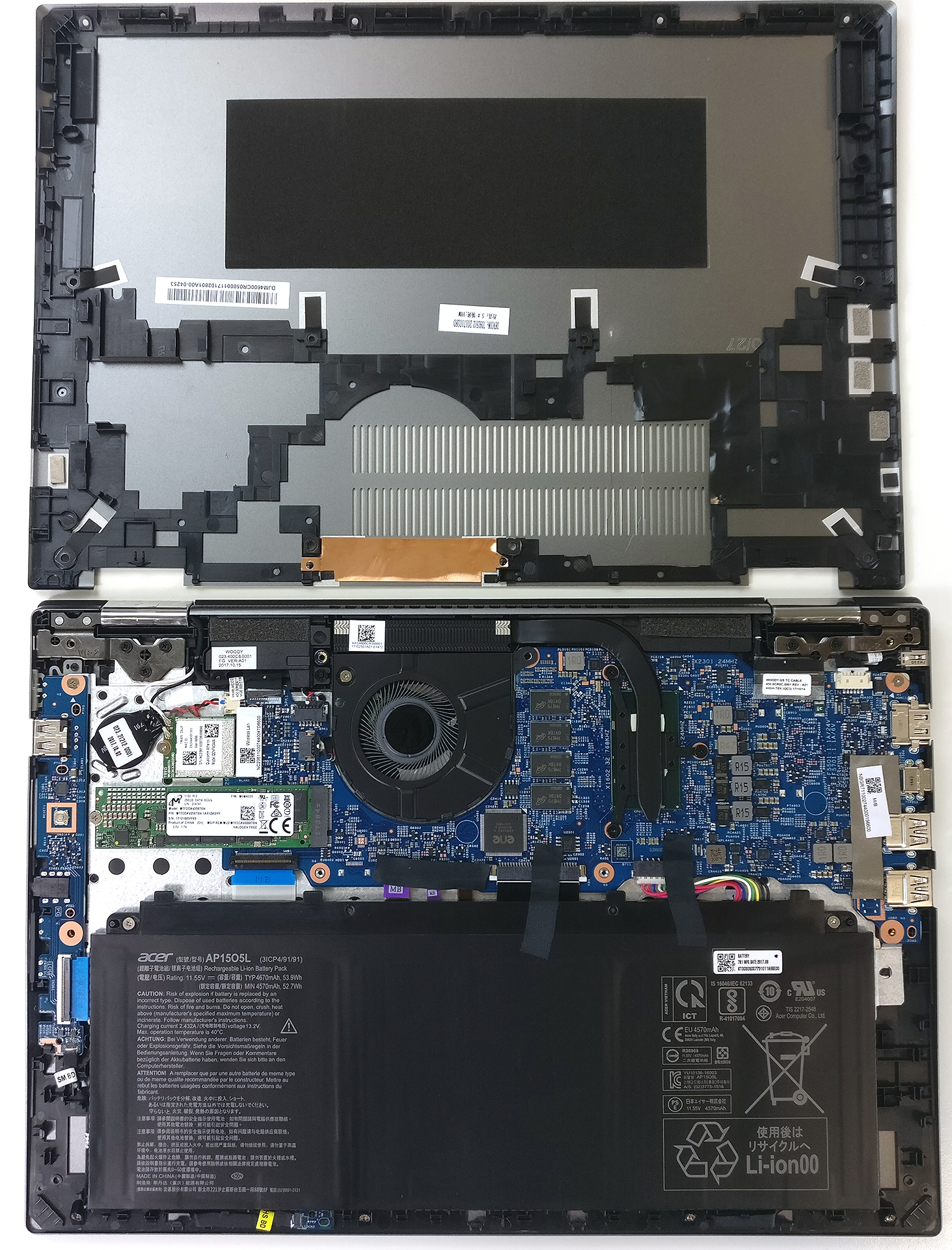 How to replace and fix Acer Spin 3 SP313-51N, SP314-51, SP314-52, Spin 5 SP513-52, SP513-52N, SP513-52NP, SP513-53N, SP513-54N, US keyboard (Acer Spin 5 (SP513-52))